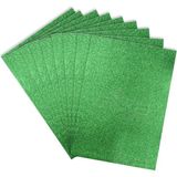 50X70 Eva Tabaka Simli Yeşil 10'lu Paket