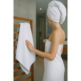 50X90 - 70X140 %100 Pamuk Banyo Baş, Otel Havlusu, Spa Havlu, Beyaz Havlu, Takım Havlu - 70 x 140 cm