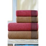 50X90 70X140 cm Amore Bath 4'lü Banyo Havlu Takımı, Plaj Havlusu, Hamam Takımı, Çeyizlik Havlu, Spa - 70 x 140 cm - 50 x 90 cm - Krem - Krem