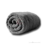 50x90cm Pamuklu Havlu (4 Adet) Berber Havlusu, Kuaför Havlusu, Sporcu Havlusu, El Yüz Havlusu (Gri)