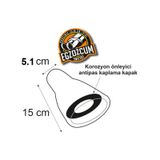 51 Mm. Antipas İc Kaplamali Oval Ruzgar Sesli Sok/Tak Vidali Nikelaj Egzoz Eksoz Ucu