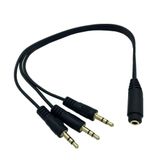 5+1 Ses Sistemi Çevirici - 3.5 Mm Stereo - 3 Erkek - 1 Dişi
