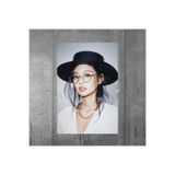 512 Store Blackpink Jennie K-Pop Star İkon Duvar Dekor Müzikal Çerçevesiz Poster Ev Dekor Poster 50 X 70 Beyaz
