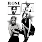 512 STORE Blackpink Rose Çerçevesiz Poster, 32523532f5324