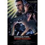 512 Store Blade Runner Film Afiş Duvar Dekor Vintage Çerçevesiz Poster 20 X 30 Beyaz