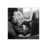512 Store Brigitte Bardot Vintage Klasik Black Serisi Çerçevesiz Kuşe Kağıt Poster / 1960 Magazine 33 X 48 Kahverengi
