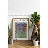 512 Store Claude Monet Çerçevesiz Poster Duvar Tablosu Poster Modern Premium Tablo Dekoratif Çerçevesiz Tablo 30 X 40 Pembe