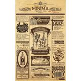 512 STORE Edgar Allan Poe Minima Retro Poster, 6534r314