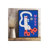 512 STORE Estetik Cat Disko Time Duvar Dekor Çerçevesiz Poster Modern Retro Vintage Tasarım 50 X 70 Beyaz, 795324g22