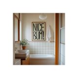 512 STORE Estetik Duvar Dekor Banyo Tuvalet Çerçevesiz Kuşe Kağıt Poster Nice Seri01 33 X 48 Siyah, 87523t2g42