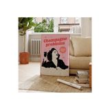 512 STORE Estetik Duvar Dekor Modern Taylor Retro Şampanya Ev Salon Tasarım Çerçevesiz Poster 50 X 70 Pembe, 5421er1f3fgg