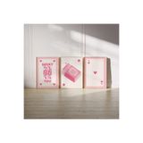 512 STORE Estetik Duvar Posteri Set, Çerçevesiz Poster 14.8 X 21 cm, PinkSet1