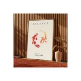 512 STORE Estetik Japon Balance Denge Tema Duvar Dekor Çerçevesiz Kuşe Kağıt Poster Ev Dekor Tasarım 20 X 30 Beyaz, hg3125t2efw