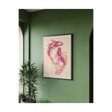 512 Store Japon Estetik Modern Two Fish Denge Balık Tasarım Çerçevesiz Kuşe Kağıt Poster Ev Dekor Seri01 30 X 42 Bej