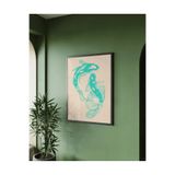 512 Store Japon Estetik Modern Two Fish Denge Balık Tasarım Çerçevesiz Kuşe Kağıt Poster Ev Dekor Seri02 33 X 48 Turuncu