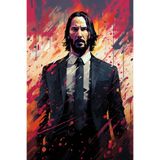 512 STORE John Wick Retro Duvar Poster 30X42, 43243232f34321