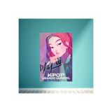 512 Store Kpop Demon Hunters Anime Karakter Dizi Film Afiş Çerçevesiz Poster 20 X 30 Gri