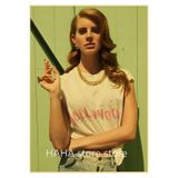 512 STORE Lana Del Rey Retro Müzik Poster, ddsad