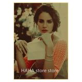 512 STORE Lana Del Rey Retro Müzik Poster, dsaasdas