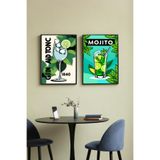 512 STORE Modern Duvar Dekor Poster Tonik Mojito, 484qwe6dq1qwf