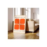 512 STORE Modern Duvar Dekor Vintage Bauhaus 1919 Çerçevesiz Kuşe Kağıt Poster Afiş Ev Dekor Tasarım 33 X 48 Beyaz, 9325624hg434