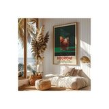 512 STORE Modern Estetik Kokteyl Çerçevesiz Kuşe Kağıt Poster 30x42 cm Kahverengi, 83252g24g