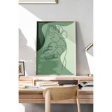 512 STORE Mojito Çerçevesiz Poster Duvar Tablosu Premium Tablo Dekoratif 21 X 30 Yeşil, R-00011.