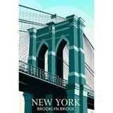 512 STORE New York Brooklyn Bridge Duvar Poster, gawqe3242