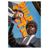 512 Store Pulp Fiction Vintage Film Tasarım Afiş Duvar Dekor Çerçevesiz Poster Ev Dekor Estetik 33 X 48 Beyaz