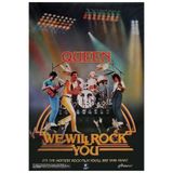 512 STORE Queen Retro Müzik Afiş Duvar Dekor Çerçevesiz Poster Ev Dekor Poster 30 X 42 Beyaz, 976gwe523t