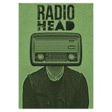 512 STORE Radio Head Retro Modern Duvar Poster, 53265243242423