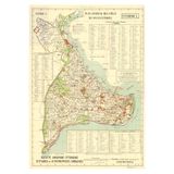 512 STORE Retro 1922 İstanbul Harita Poster, 325431e154134