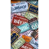 512 STORE Retro Duvar Poster USA Ara Plaka, 82wk2929