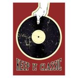 512 STORE Retro Keep The Classic Duvar Dekor Çerçevesiz Poster Estetik Tasarım 33 X 48 Beyaz, 653tg24g2g422