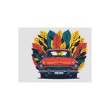 512 STORE Retro Vintage Araba Duvar Poster, TYCE80XORN172366431969066