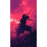 512 STORE Samuray Anime Tasarım Duvar Poster, 5235t2gsad3242