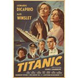 512 STORE Titanik Retro Film Afiş Poster, 32432432f32432