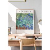 512 STORE Van Gogh Çerçevesiz Poster Duvar Tablosu 21 X 30 Yeşil, PSTR-0024