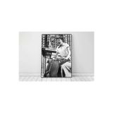 512 Store Vintage Artist Audrey Hepburn Black/White Çerçevesiz Kuşe Kağıt Poster Ev Dekor Tasarım 30 X 42 Kahverengi