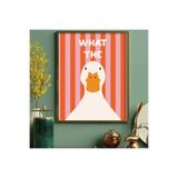 512 Store What The Estetik Hayvan Figür Ördek Çerçevesiz Poster Tasarım Ev Dekor Ürünleri 50 X 70 Beyaz