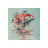 512 STORE Yapay Zeka Fish Duvar Poster, 5324213241