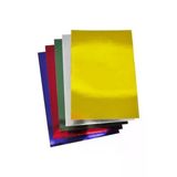 51244254 Aynalı Metalik Metalize Fon Kartonu 50X70cm 10 Adet (5 Farklı Renk)