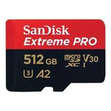 512Gb Sandısk Extreme Pro Sdxc Uhs-I A2 Mıcrosd Sdsqxcd-512G-Gn6ma