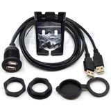 5151 Usb Çoklayıcı Hub Araç İçi Kontrol Paneli Uzatma Aux Kablosu