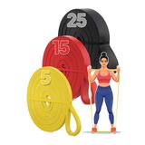 5/15/25/35/45 KG Barfiks Lastiği Gym Resistance Band Antrenman Kas Geliştirme Bandı (Sarı+Kırmızı+Siyah (5+15+25kg))