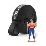 5/15/25/35/45 KG Barfiks Lastiği Gym Resistance Band Antrenman Kas Geliştirme Bandı (Siyah 25kg)