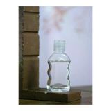 52 Adet 50 Ml Tırtıklı Boş Flip Top Kapaklı Kolonya - Dezenfektan Şişesi - 50 Ml