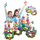 52 Parça Bahçe Çiçek Yapım Seti Yapı Blokları Yapboz Bul Tak Puzzle Eğitici Oyuncak Çiçek Bahçesi