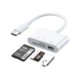 5232 Usb Type C To Sd Microsd Tf Kart Okuyucu Çevirici Dönüştürücü Adaptör