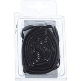 523594 Isı Ile Daralan Makaron 1/4 - 6.4 Mm, Siyah, 2 Metre